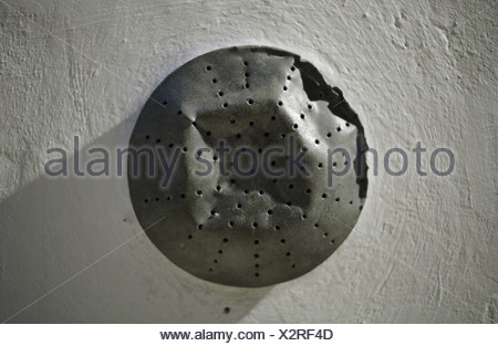 Gas Chambers disguised as showers at Dachau Concentration Camp Stock ...