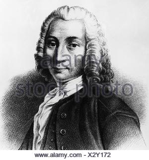 Celsius, Anders 27.11.1701 - 25.4.1744, Swedish Astronomer, Portrait ...