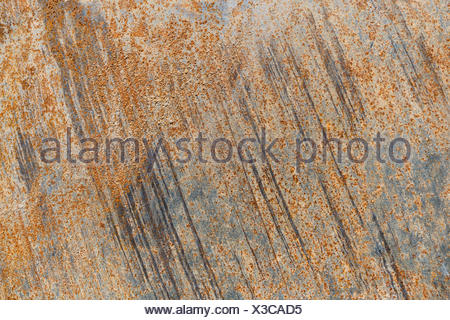 Metal plate with grinding marks and rust Stock Photo: 117025424 - Alamy
