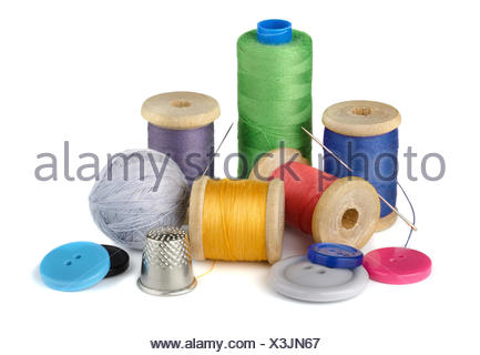 Sewing supplies Stock Photo: 101642489 - Alamy