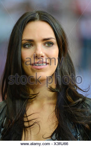 Esther Sedlaczek, sports presenter, SKY Sports, portrait ...