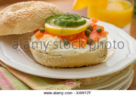 Nova Scotia salmon also called Nova lox Stock Photo: 169224625 - Alamy