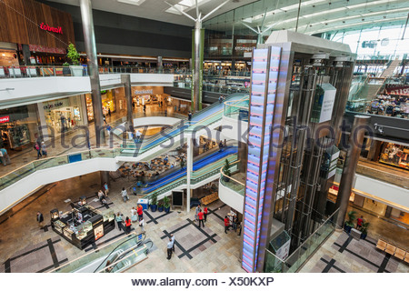 Interior of West Quay shopping centre in Southampton UK Stock Photo ...