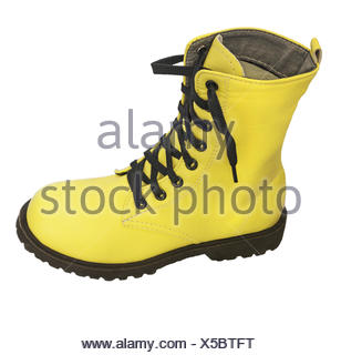 boots black and yellow