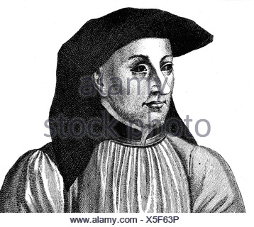 Portrait of Philip VI of France (1293-1350) the first King of France ...