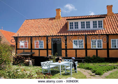 Bornholm Gudhjem Fachwerkhaus Stock Photo 332597977 Alamy