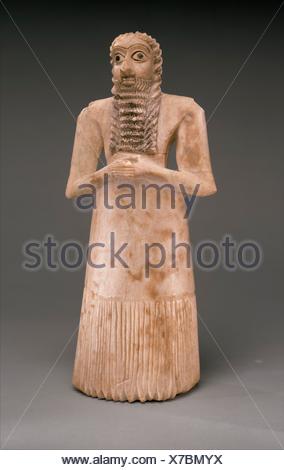 Male worshiper Early Dynastic I-II 2900–2600 BC Mesopotamia Stock Photo ...