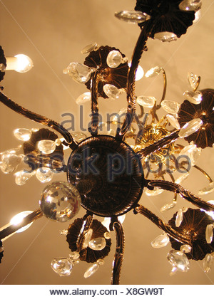 Old Light Fitting Hanging From Ceiling Stock Photo 5469599