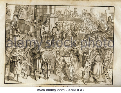 Otto I the Great, King of East Francia at the Battle of Lechfeld, 10 ...