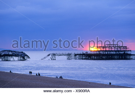 Europe, England, East Sussex, Brighton, West Pier