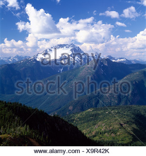 Jack Peak In North Cascades From Desolation Peak Fire Lookout