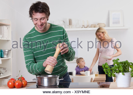 bavaria munich father germany daughter cooking mother background alamy similar