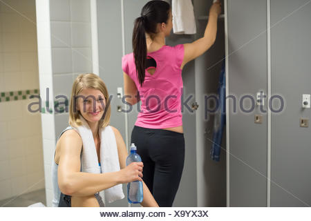 Sport Woman In Gym S Locker Room Stock Photo 282546146 Alamy