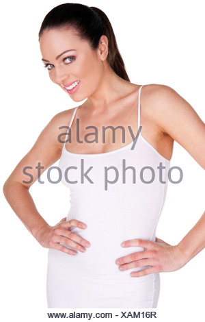 https://l450v.alamy.com/450v/xam16r/beautiful-brunette-woman-looking-at-the-camera-with-a-very-skeptical-look-studio-portrait-on-white-xam16r.jpg