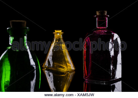 Download Red Yellow And Green Bottles Stock Photo Alamy PSD Mockup Templates