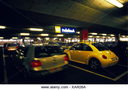 Underground Parking Vw Beatle Cars Park Inside Parking Lot