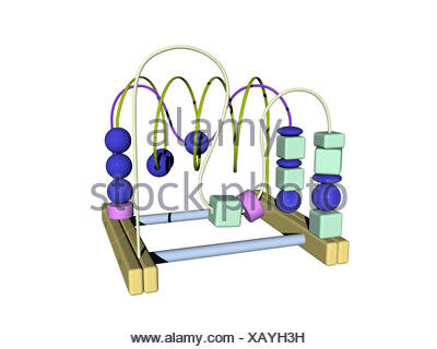 toy with balls on wire