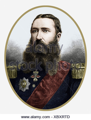 Leopold II, 9.4.1835 - 17.12.1909, King of Belgium 17.12.1865 - 17.12. ...