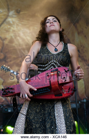 Anna Katharina Kraenzlein of the German medieval folk-rock band Stock ...