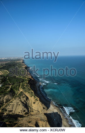 Israel Coastal plains south of Netanya aerial photography Stock Photo ...