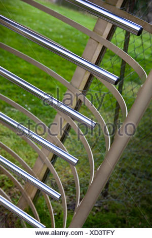 Close up of a security gate