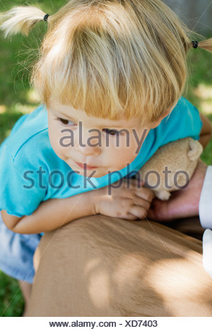 Download High-angle shot of cute little girl, wearing sunglasses ...