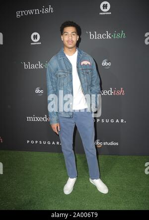 Los Angeles, CA. 17 Sep, 2019. LOS ANGELES - 17.SEPTEMBER: Marcus Scribner am POPSUGAR X ABC' Umarmung Ihre Ish' Event im Goya Studios am 17. September 2019 in Los Angeles, CA in der Ankunftshalle für POPSUGAR X ABC Umarmung Ihre Ish Ereignis, Goya Studios, Los Angeles, CA September 17, 2019. Credit: Priscilla Grant/Everett Collection/Alamy leben Nachrichten Stockfoto