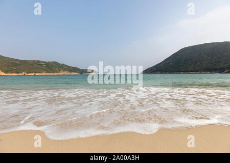 Wanderung zum Long Ke Wan-Strand, Sai Kung East Country Park, Hongkong, 18. Sep 2019. Stockfoto