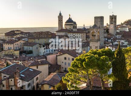 Altstadt, Bergamo, Lombardei, Italien Stockfoto