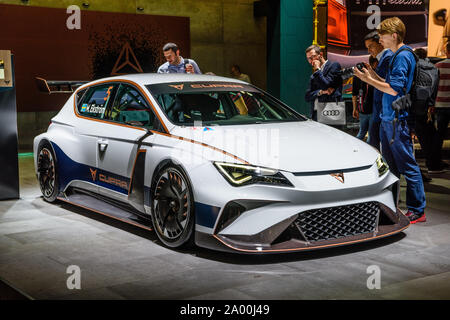 FRANKFURT, Deutschland - September 2019:, IAA International Motor Show Auto Ausstellung. Stockfoto