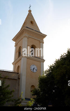 Eglise St. Anna in der Hafenstadt Saint-Florent, Haute-Corse, Korsika Frankreich. Stockfoto