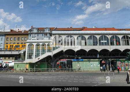 U-Bahn, Görlitzer Bahnhof, Kreuzberg, Berlin, Deutschland, G Stockfoto