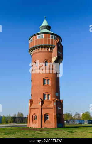 Alter Wasserturm, Marienpark, Lankwitzer Straße, Mariendorf, Tempelhof-Schoeneberg, Berlin, Deutschland Stockfoto