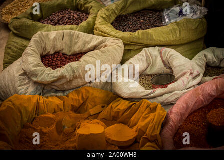 Aromen auf dem lokalen Markt Stockfoto