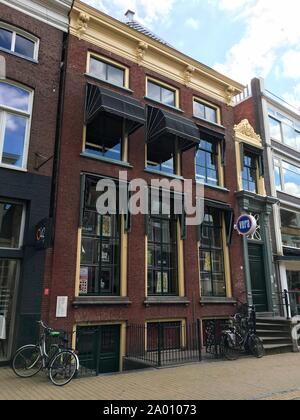 GRONINGEN - Juli 21, 2019: Berühmte internationale Underground und Pop Club VERA, wo viele legendäre Bands ihre ersten Konzerte gespielt (wie U2, Freude, Di Stockfoto