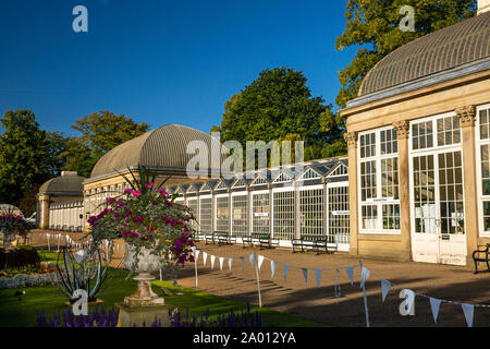 England, Yorkshire, Sheffield, Clarkehouse Straße, der Botanische Garten, Gewächshäuser Stockfoto