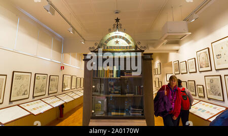 Galleri Spitzbergen, Longyearbyen, Svalbard Inseln, Artic Ocean, Norwegen, Europa Stockfoto