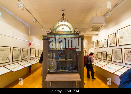 Galleri Spitzbergen, Longyearbyen, Svalbard Inseln, Artic Ocean, Norwegen, Europa Stockfoto