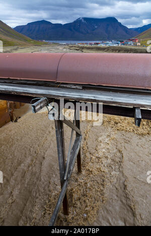 Longyearbyen, Svalbard Inseln, Artic Ocean, Norwegen, Europa Stockfoto