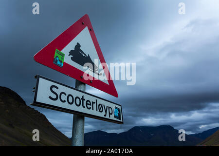 Longyearbyen, Svalbard Inseln, Artic Ocean, Norwegen, Europa Stockfoto