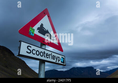 Longyearbyen, Svalbard Inseln, Artic Ocean, Norwegen, Europa Stockfoto