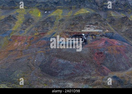 Longyearbyen, Svalbard Inseln, Artic Ocean, Norwegen, Europa Stockfoto