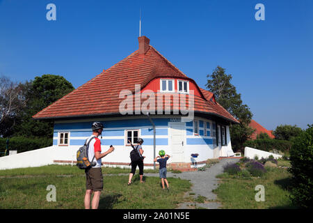 Vitte, Asta-Nielsen-Haus KARUSEL, Insel Hiddensee, Ostsee, Mecklenburg-Vorpommern, Deutschland, Europa Stockfoto