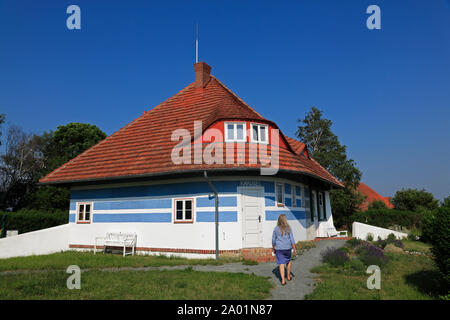 Vitte, Asta-Nielsen-Haus KARUSEL, Insel Hiddensee, Ostsee, Mecklenburg-Vorpommern, Deutschland, Europa Stockfoto