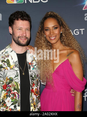 September 18, 2019 Hollywood, CA, USA: 18. September 2019 - Hollywood, Kalifornien - Calum Scott, Leona Lewis. "America's Got Talent'' Saison 14 Finale Roter Teppich statt bei Dolby Theater. Photo Credit: FSadou/AdMedia (Credit Bild: © F Sadou/AdMedia über ZUMA Draht) Stockfoto