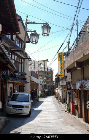 Japans onsen Stadt, Shibu Onsen, Präfektur Nagano, Japan, Stockfoto