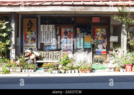 Japans onsen Stadt, Shibu Onsen, Präfektur Nagano, Japan, Stockfoto