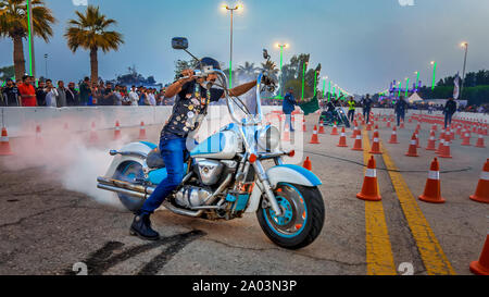 Motorrad show in Sharqiah Season-Saudi Arabien. Foto bei dschidda Saudi-arabien am 15. März 2019 Stockfoto