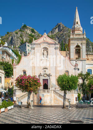 Kleine Kirche in Taormina, Sizilien Stockfoto