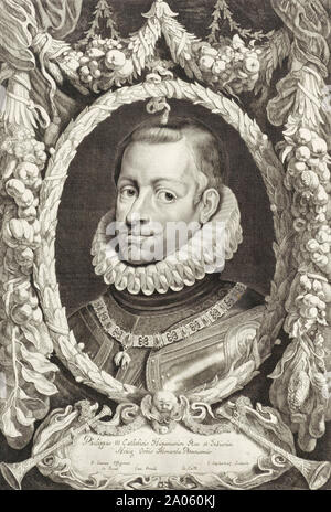 Philipp III. von Spanien, 1578 - 1621. König von Spanien und Portugal. Stockfoto
